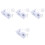 8Pcs Easy Install White Camera Mount Brackets for Outdoor Surveillance 3