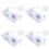 8Pcs Easy Install White Camera Mount Brackets for Outdoor Surveillance 5