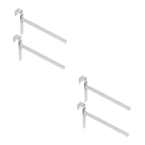 4Pièces Pieds Inoxydables Ruche Stables Design Simple Argent 1
