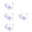 8Pcs Easy Install White Camera Mount Brackets for Outdoor Surveillance 7