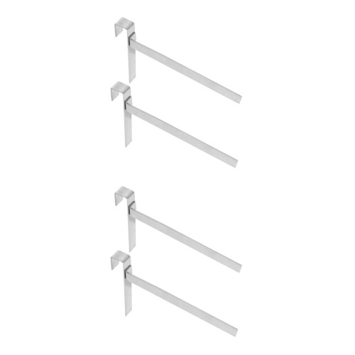 4Pièces Pieds Inoxydables Ruche Stables Design Simple Argent 2