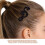 6Pcs Tiny Multi Acrylic Hair Barrettes Musical Note Clips for Children 5