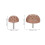 2Pièces Tête En Tungstène Rose Or Pour Meuleuse De 2