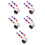 10Pcs Motorcycle Turn Signal Lights Plastic Multi Color Strobe Kit 1