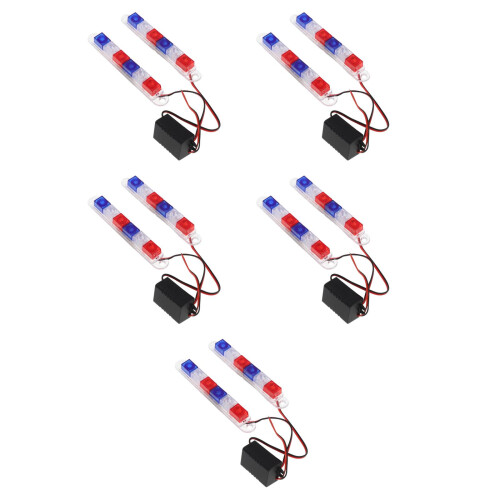 10Pcs Motorcycle Turn Signal Lights Plastic Multi Color Strobe Kit