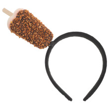 Weiches Haarband Eiscreme Design Kaffeefarben Hawaii Motto Fest