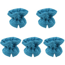 5Pcs Blue Adjustable Cat Collars Breathable Recovery Cone for Pets