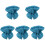 5Pcs Blue Adjustable Cat Collars Breathable Recovery Cone for Pets 1