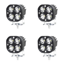 4pièces 3 Pouces 40W LED Light Pods LED Work Light Bar pour Voiture Moto Camion Offroad SUV ATV Bateau 4WD Accessoires de Voiture
