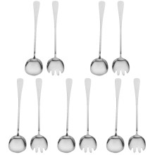 5Sets Rvs Serveerlepels En Voor Buffet Hotel En