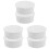 6Pcs PVC Floor Drain Covers White for Garden Balcony Use 1