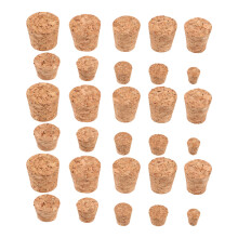 100Pcs Stoppers Light Brown for Essential Oil Jars