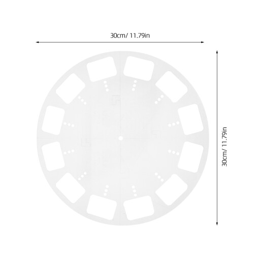 Acrylic Router Template Circle Clock Face for Woodworking Inlay 1