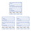 Blue Handwriting Food Labels Removable Bottle Marking Stickers 6
