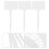 150Pcs Compact White Plastic Plant Labels T-Shaped Garden Accessories 8