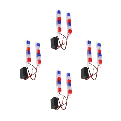 8Pcs Motorcycle Turn Signal Lights Multi Color Durable Plastic Kit 1