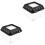 2Pièces Conteneur Reptile Noir Transparent Anti- 2