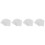 4Pcs Silver Pentagram Shaped Stickers for Motivation and Incentive Use 3