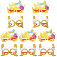 20Pièces Lunettes Décoratives Polynésiennes Pour Festivals