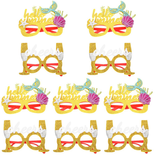 20Pièces Lunettes Décoratives Polynésiennes Pour Festivals