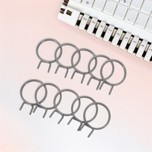 10Pcs Durable Stainless Steel Door Lock Springs Replacement Kit Silver 1