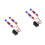 4Pcs Multi Color Motorcycle Lights Kit Plastic Strobe Visibility 3
