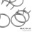 10Pcs Durable Stainless Steel Door Lock Springs Replacement Kit Silver 3