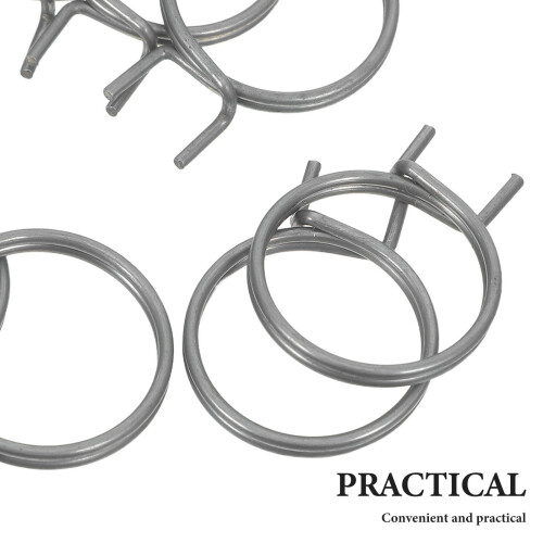 10Pcs Durable Stainless Steel Door Lock Springs Replacement Kit Silver 2