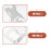 2Pièces Support Grill Saucisse Portable Argent Pour Barbecue 4