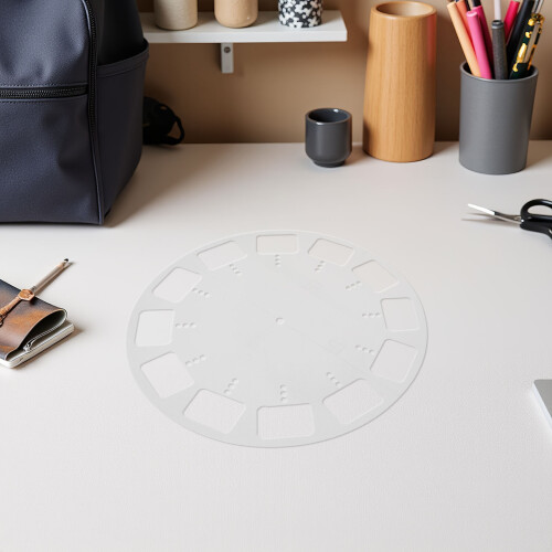 Transparent Acrylic Clock Numerals Stencil for Precise DIY Clocks 2