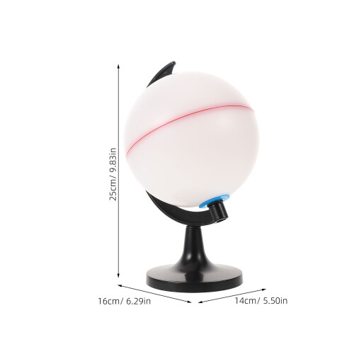 White Plastic DIY Blank Globe Toy for Kids Educational Coloring 1