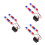 6Pcs Multi Color Motorcycle Indicator Lights Strobe Visibility Kit 4