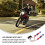 6Pcs Multi Color Motorcycle Indicator Lights Strobe Visibility Kit 9