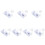 14Pcs Professional White Support Brackets for Outdoor Camera Mounting 2