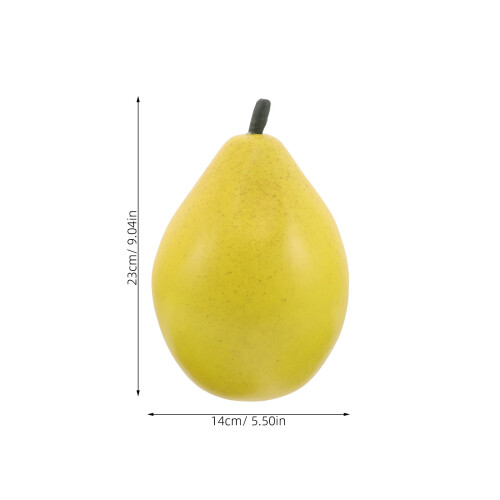 Artificial Pears Foam Fruit Props Realistic Pear Decor for Home 1