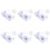 12Pcs White Security Camera Wall Mount Brackets Sturdy Outdoor Support 2