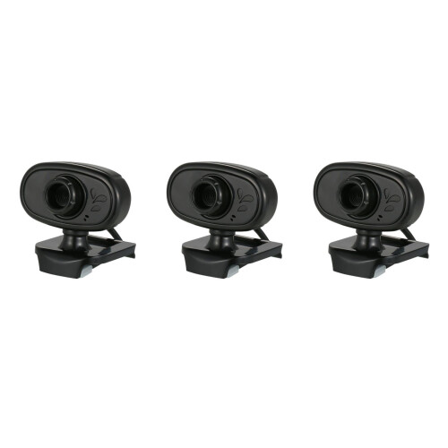 3Pcs Usb2.0 Webcam 480P with Mic Black Clip-on Computer Camera Laptop 2