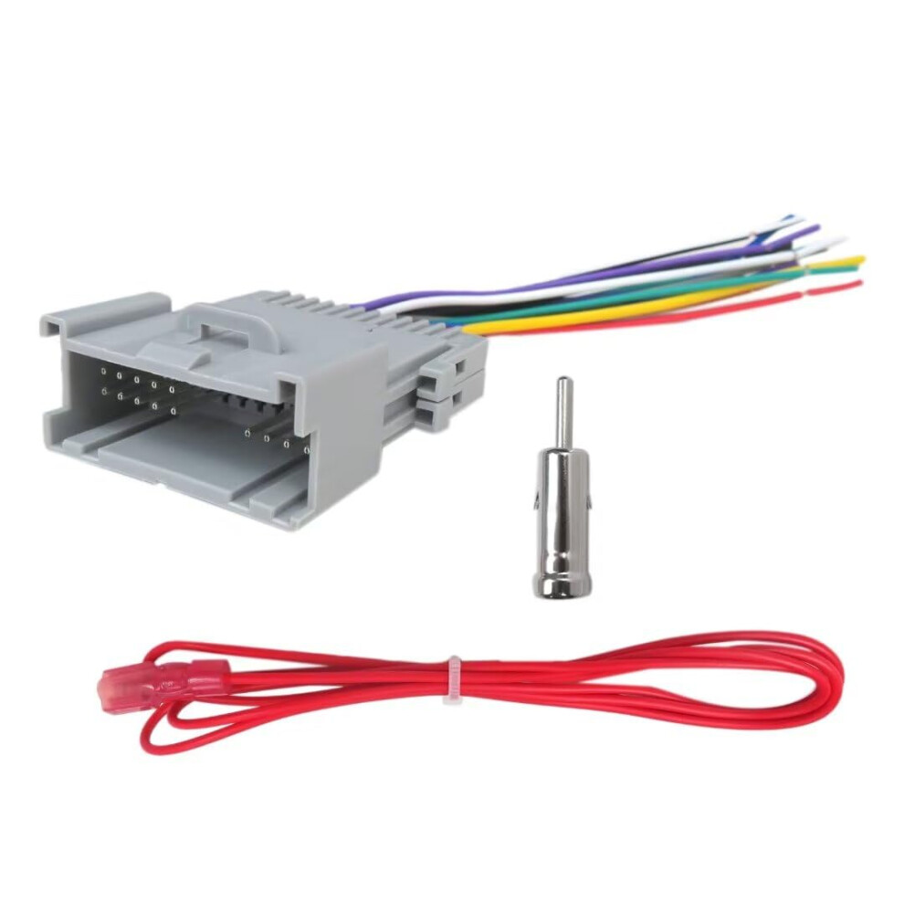 Car Radio Wiring Harness For Gmc Sierra 1500 2005Â2007 PlugâAndâPlay Stereo Wire Adapter Replacement 9045646519258