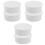 6Pcs PVC Floor Drain Covers White for Garden Balcony Use 2