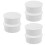 6Pcs PVC Floor Drain Covers White for Garden Balcony Use 5
