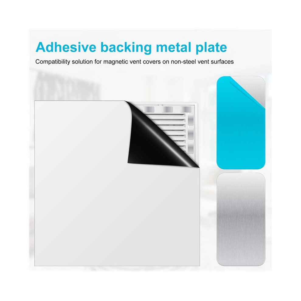 48Pcs Adhesive Metal Plates For Magnetic Mounts, 2.36X1.18in Strips With Adhesive Backing For Magnets Non-Steel Vents 6032294142702