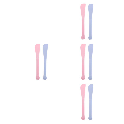 8Pcs Plastic Pet Feeding Spoon Cat Food Long Handle Scoop 1