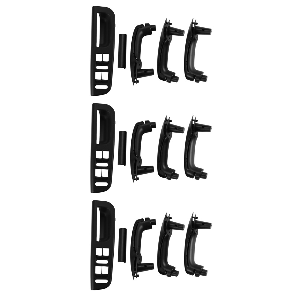 3X Inside Door Handle Door Armrest For: 1999-2004 Bora 4 Mk4 6034109758382