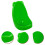2St Plastic Wandplasbak Staand Potje Training 3