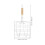 Silver Bbq Fish Grill Basket with Smooth Surface for Outdoor Use 2