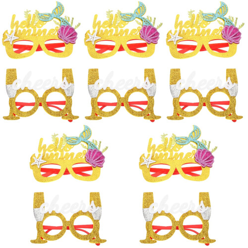 20Pièces Lunettes Décoratives Polynésiennes Pour Festivals 1