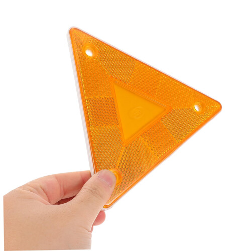 10pcs Reflective Warning Triangle Kit for Roadside Safety,  Visibility and Durable 2