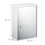 Stainless Steel Lockable Medicine Cabinet, 3 Compartments 3
