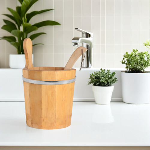 Rvs Voetbad Houder Ring Waterdichte Emmer Fixatie 2