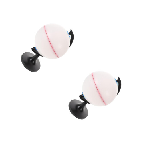 2St Stevige Plastic white Wereldbollen Voor Kinderkunst En School 2